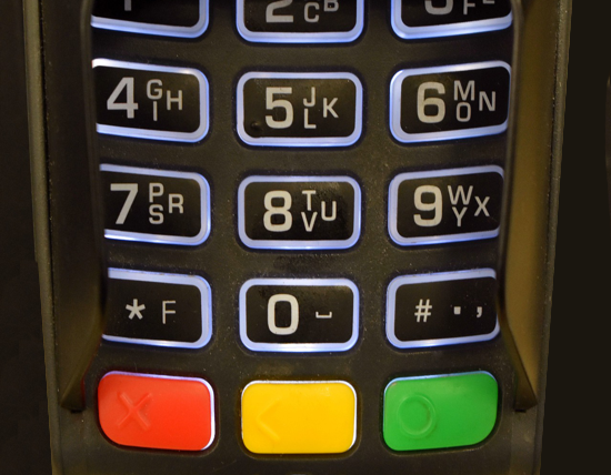 Payment Terminal Keypad